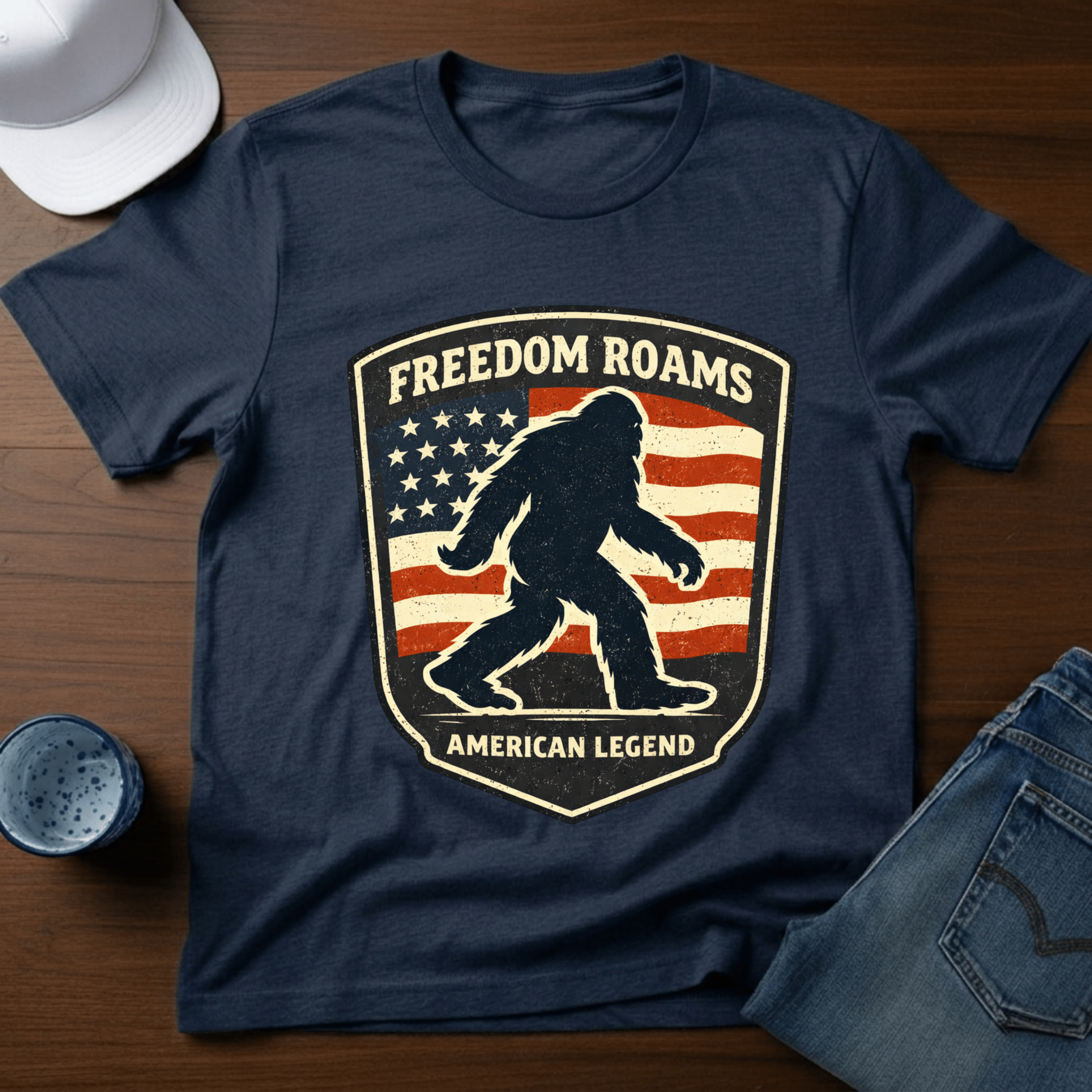 Freedom Roams T-Shirt - Deadpan Outdoors Co.