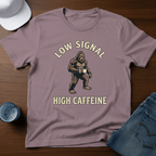 Low Signal High Caffeine T-Shirt - Deadpan Outdoors Co.