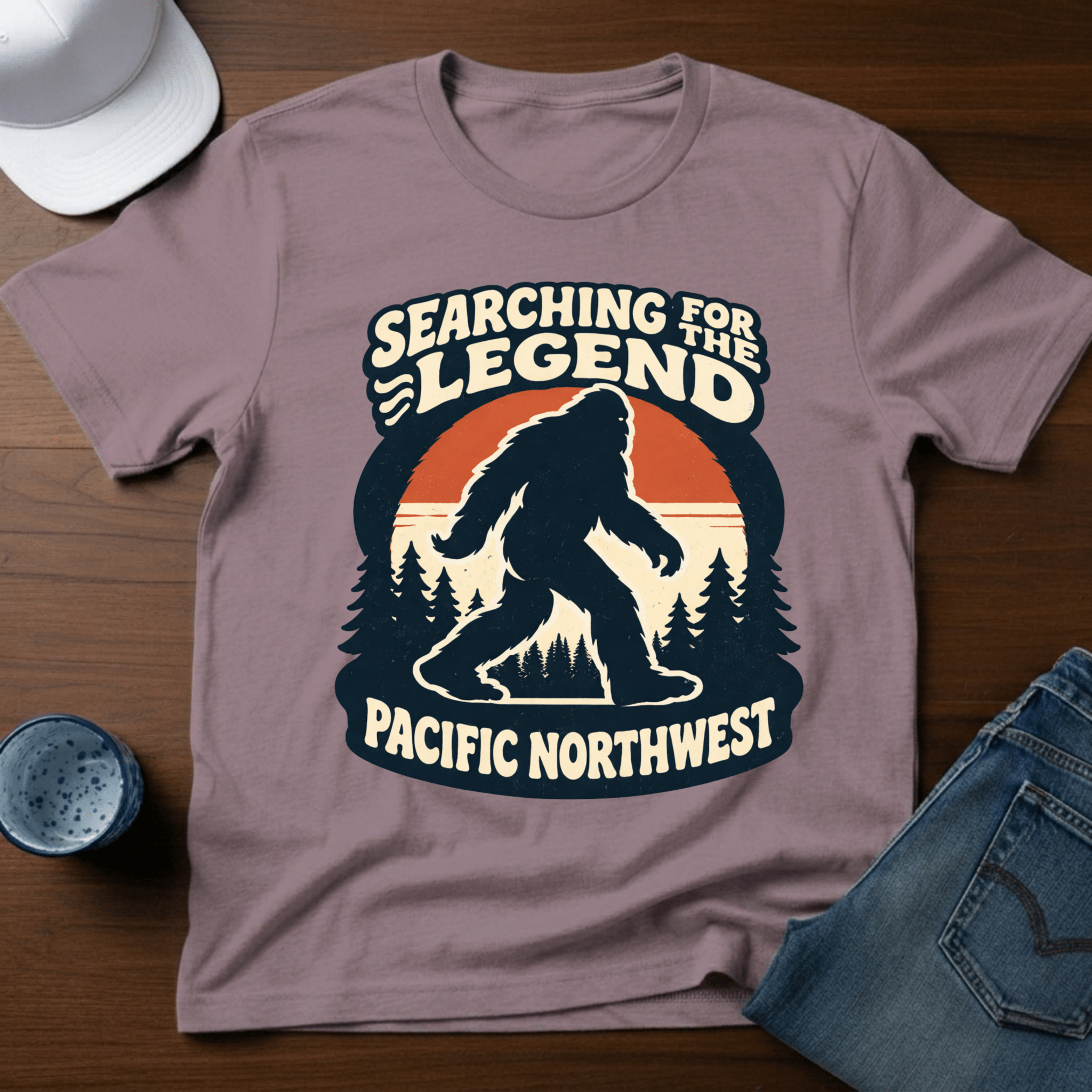 Searching For The Legend PNW T-Shirt - Deadpan Outdoors Co.