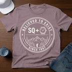 Believed To Exist - SQUATCH - Since 1967 - Squatch Rebus Puzzle T-Shirt - Deadpan Outdoors Co.