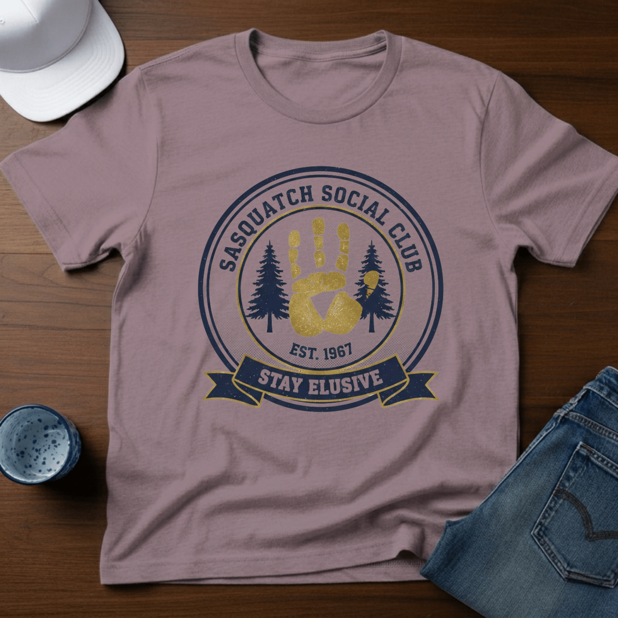 Sasquatch Social Club T-Shirt - Deadpan Outdoors Co.