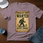 America's Most Wanted - Never Caught T-Shirt - Deadpan Outdoors Co.