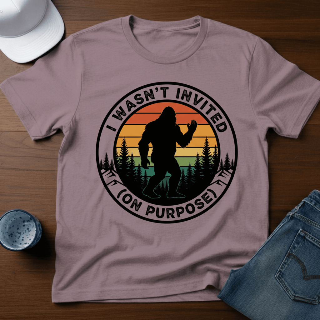 I Wasn't Invited (On Purpose) T-Shirt - Deadpan Outdoors Co.