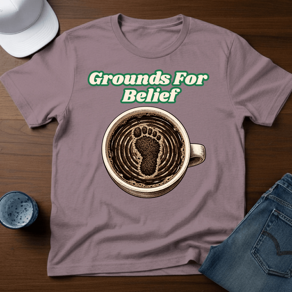 Grounds For Belief T-Shirt - Deadpan Outdoors Co.