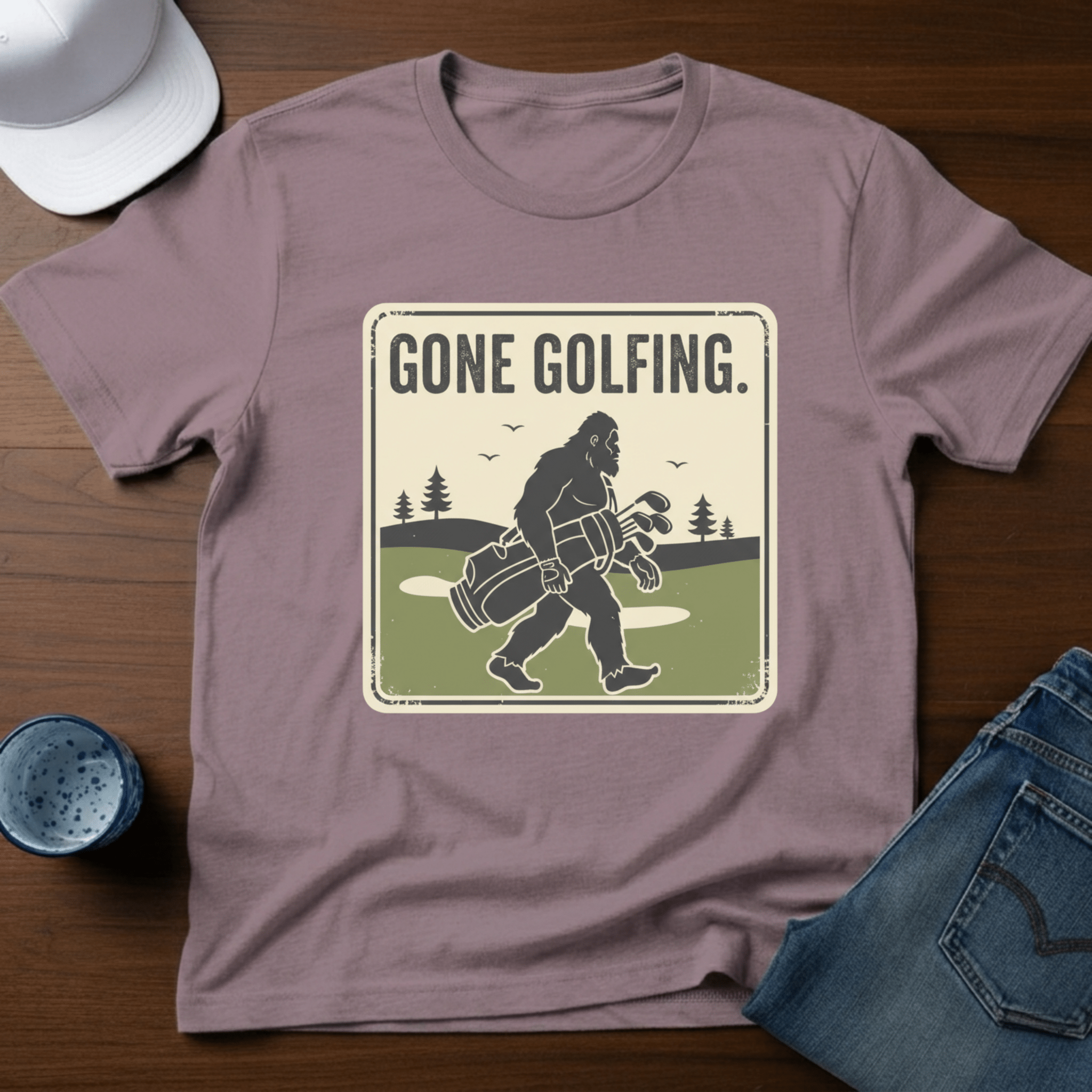 Gone Golfing T-Shirt - Deadpan Outdoors Co.