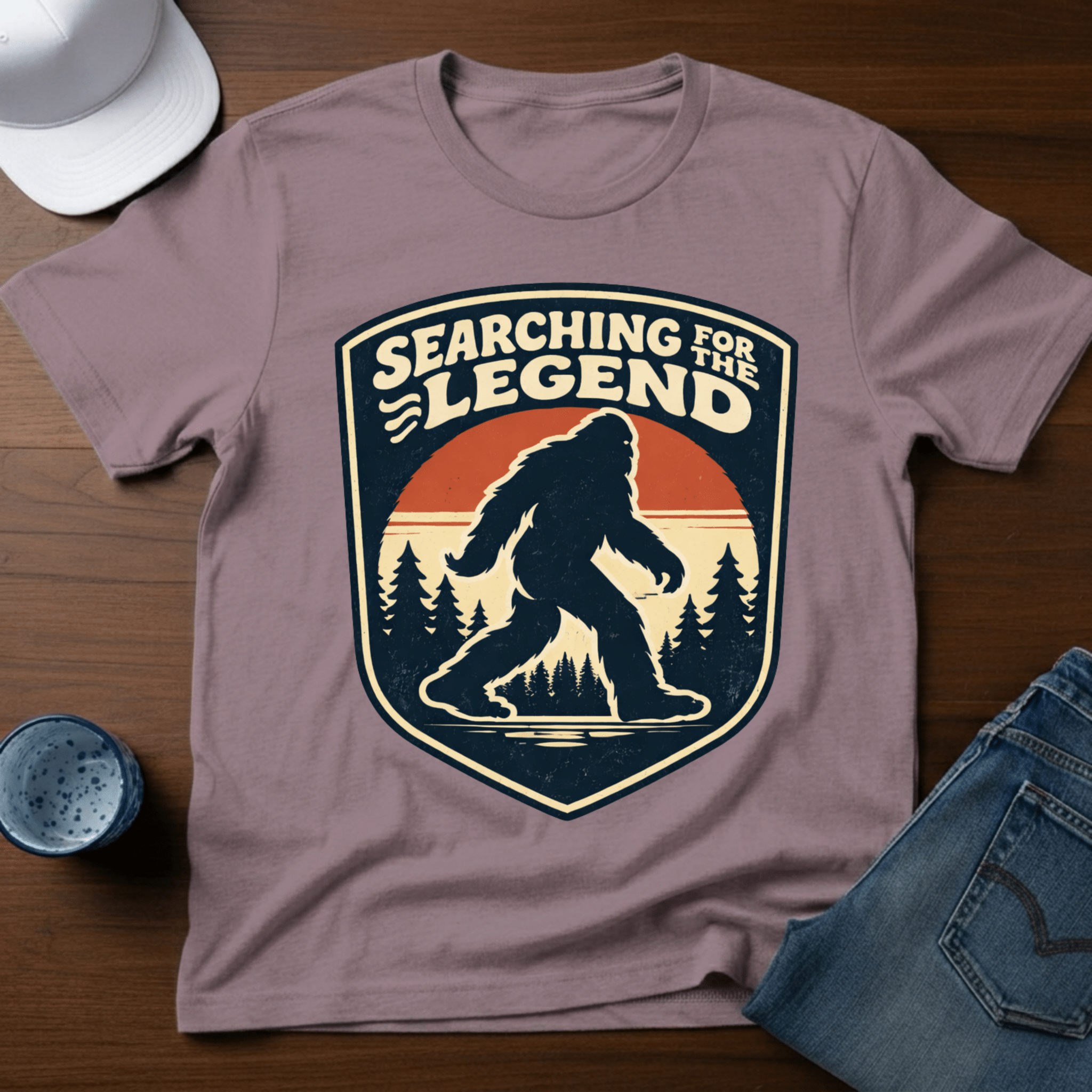 Searching For The Legend T-Shirt - Deadpan Outdoors Co.
