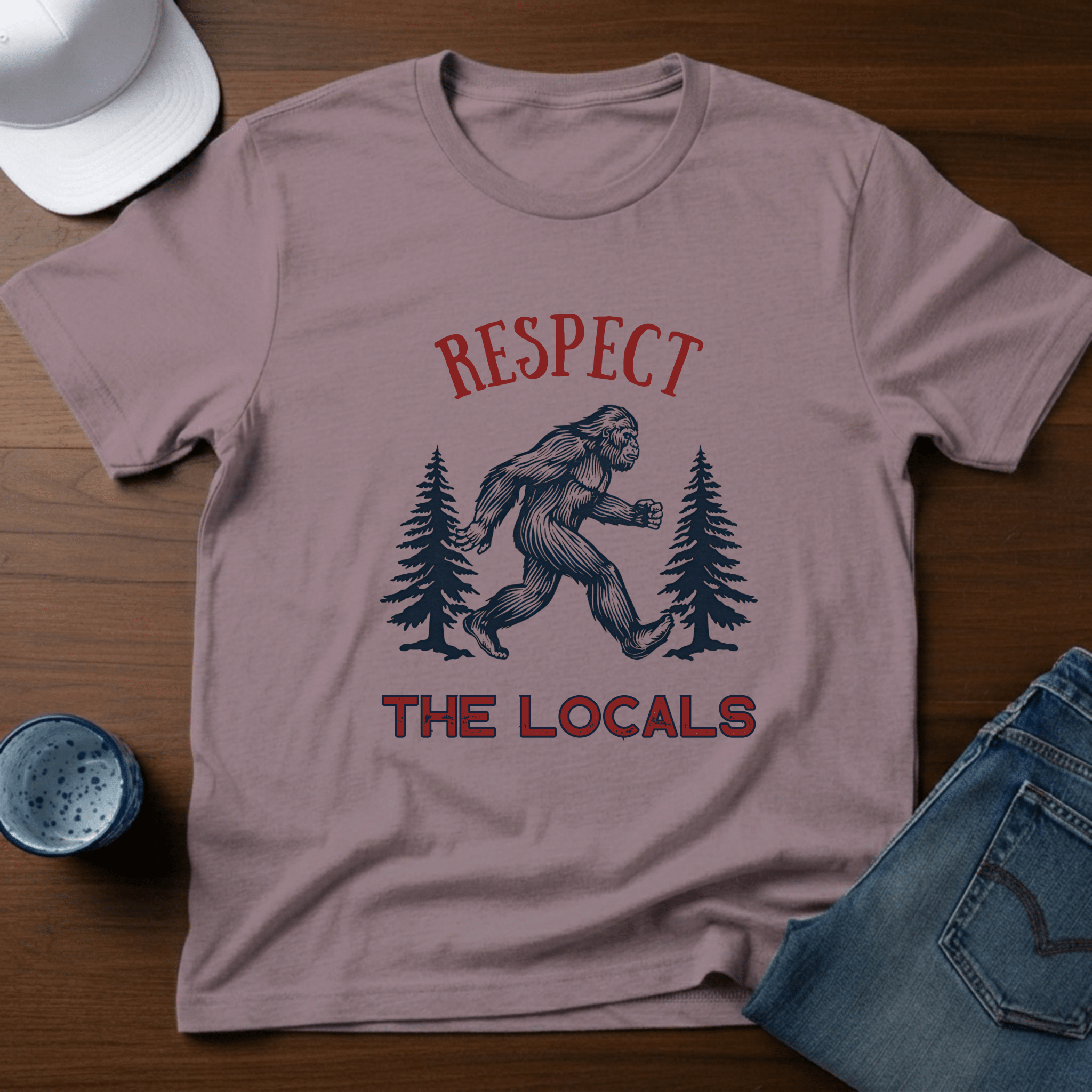 Respect The Locals T-Shirt - Deadpan Outdoors Co.