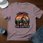 Off - Grid On Coffee T-Shirt - Deadpan Outdoors Co.