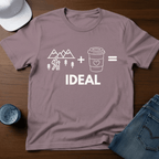 Hiking + Coffee = Ideal T-Shirt - Deadpan Outdoors Co.