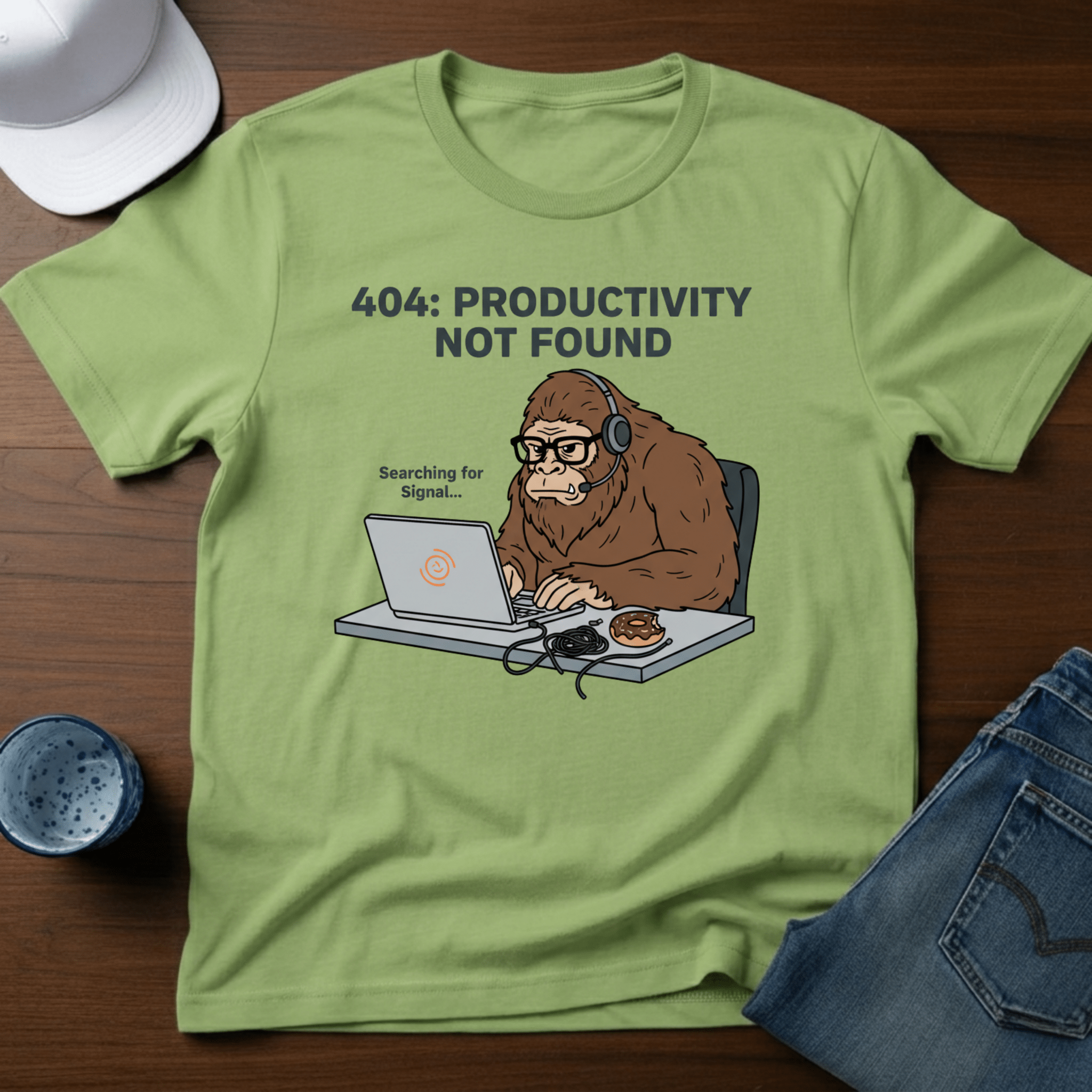404 Productivity Not Found T-Shirt - Deadpan Outdoors Co.
