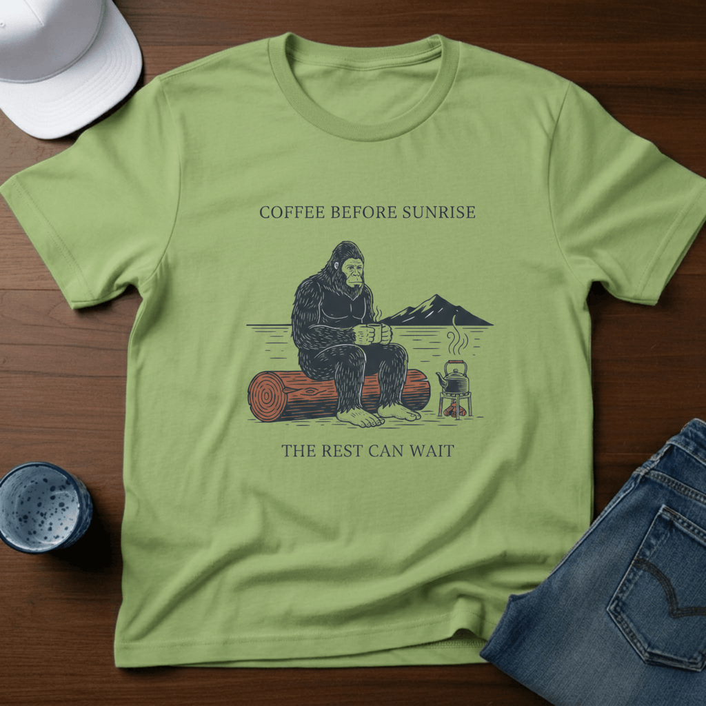 Coffee Before Sunrise T-Shirt - Deadpan Outdoors Co.