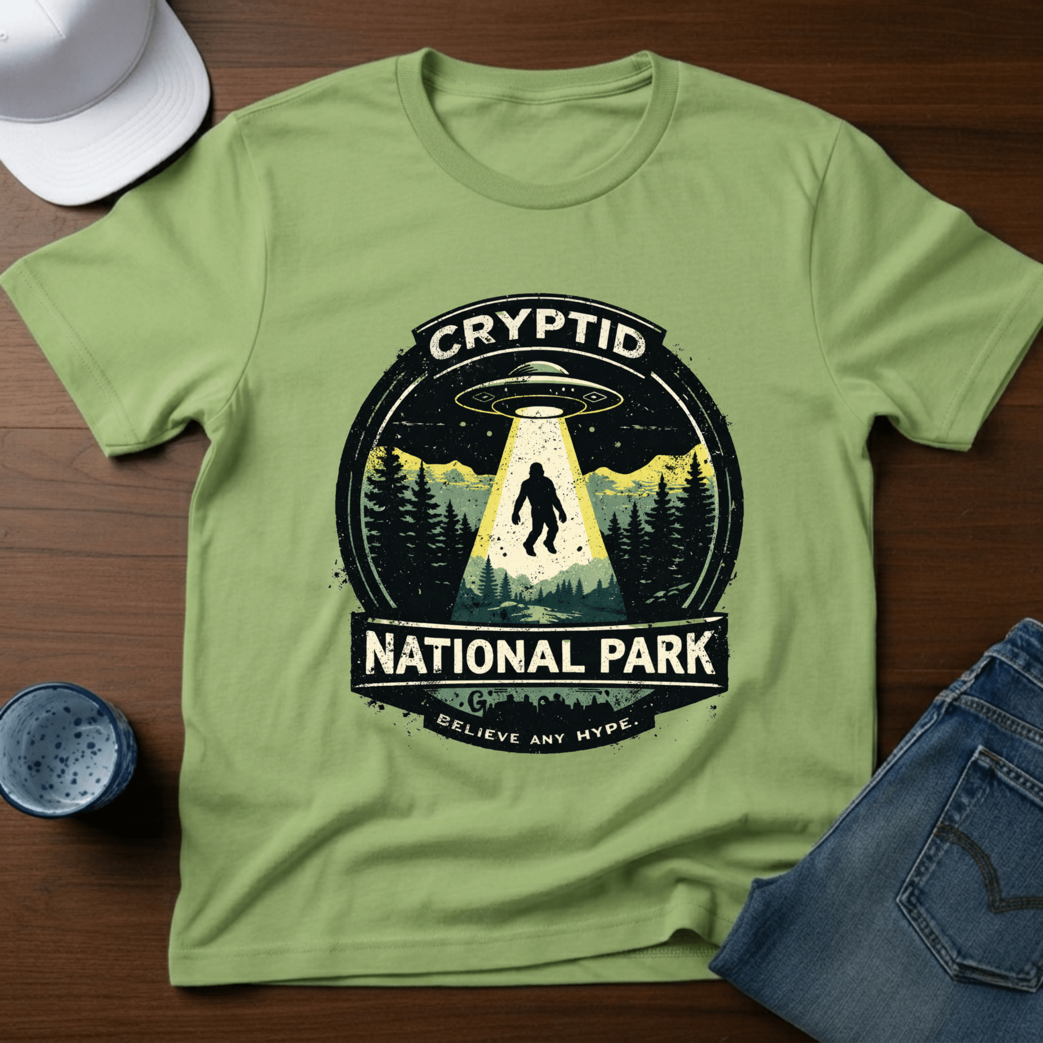 Cryptid National Park T-Shirt - Deadpan Outdoors Co.