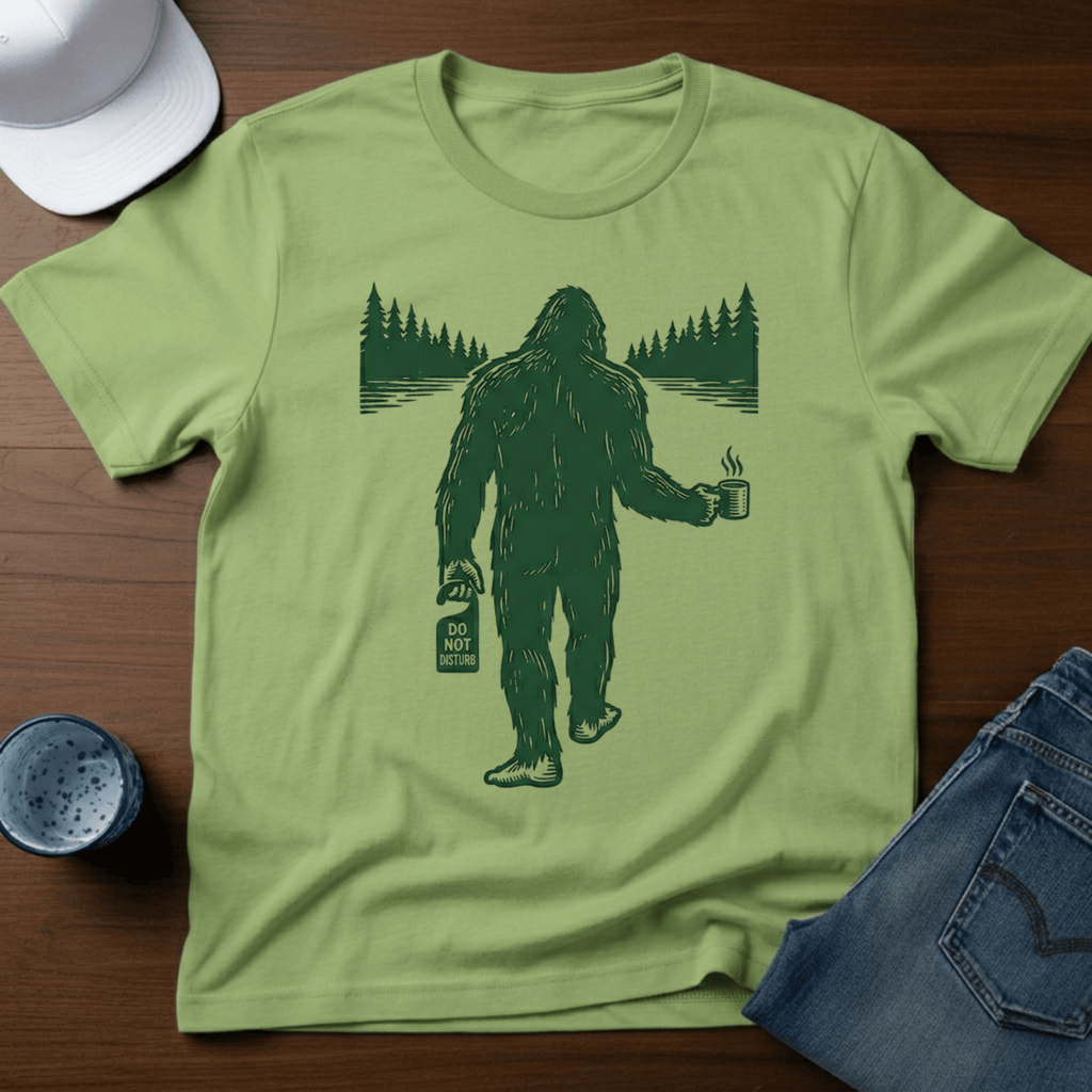Do Not Disturb Bigfoot T-Shirt - Deadpan Outdoors Co.