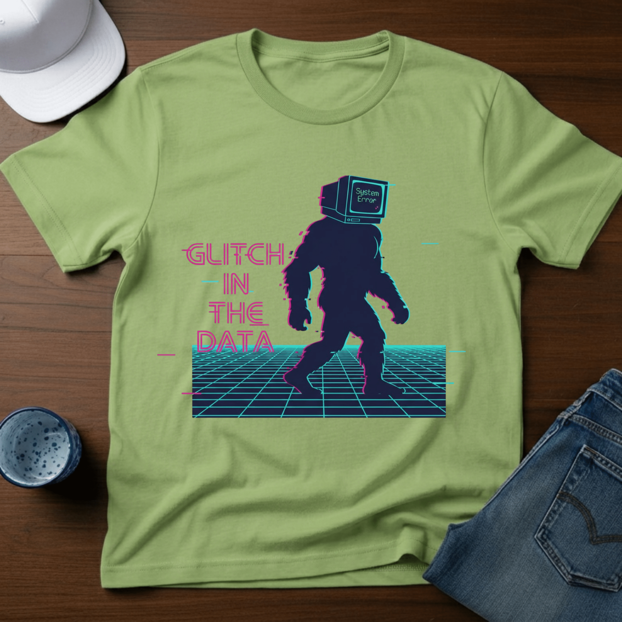 Glitch in the Data T-Shirt - Deadpan Outdoors Co.