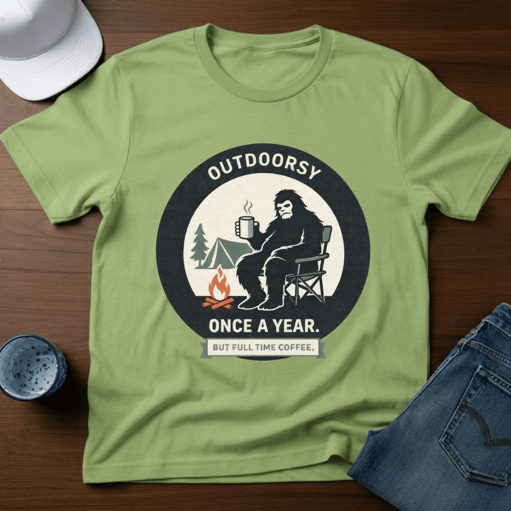 Outdoorsy Once A Year T-Shirt - Deadpan Outdoors Co.