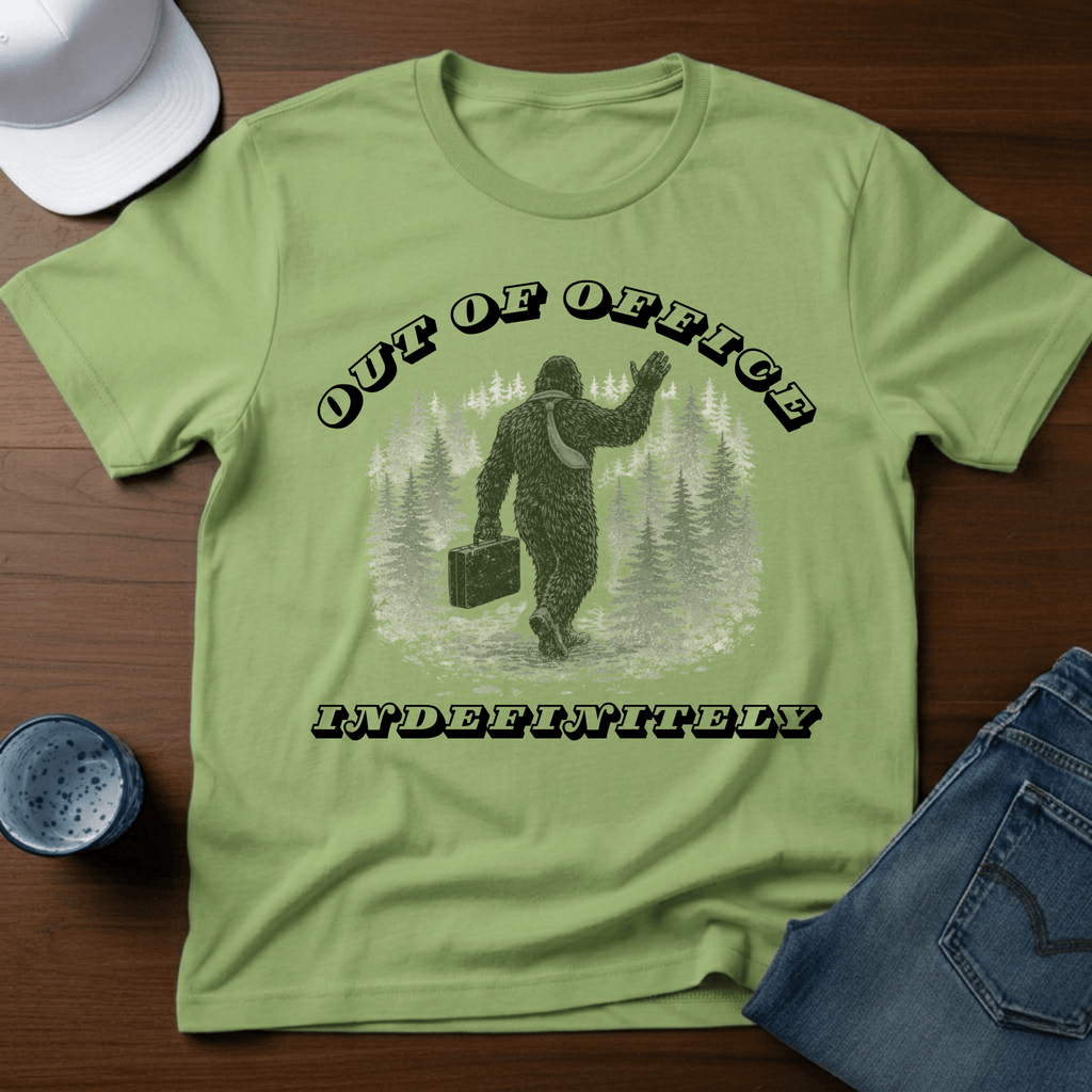 Out Of Office Indefinitely T-Shirt - Deadpan Outdoors Co.