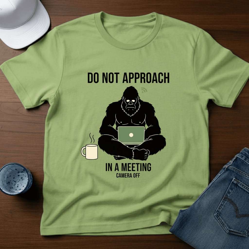 Do Not Approach In A Meeting T-Shirt - Deadpan Outdoors Co.