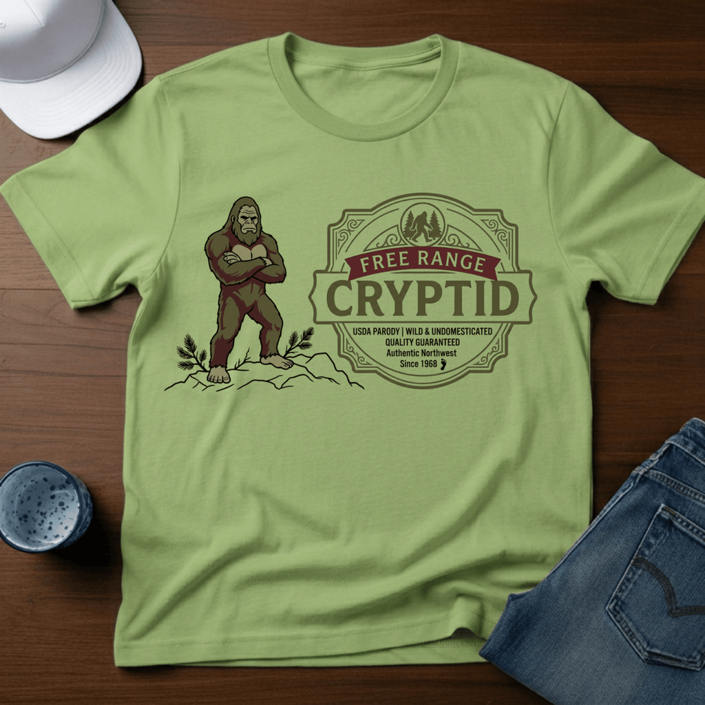 Free Range Cryptid T-Shirt - Deadpan Outdoors Co.
