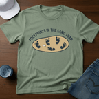 Footprints In The Sandtrap T-Shirt - Deadpan Outdoors Co.