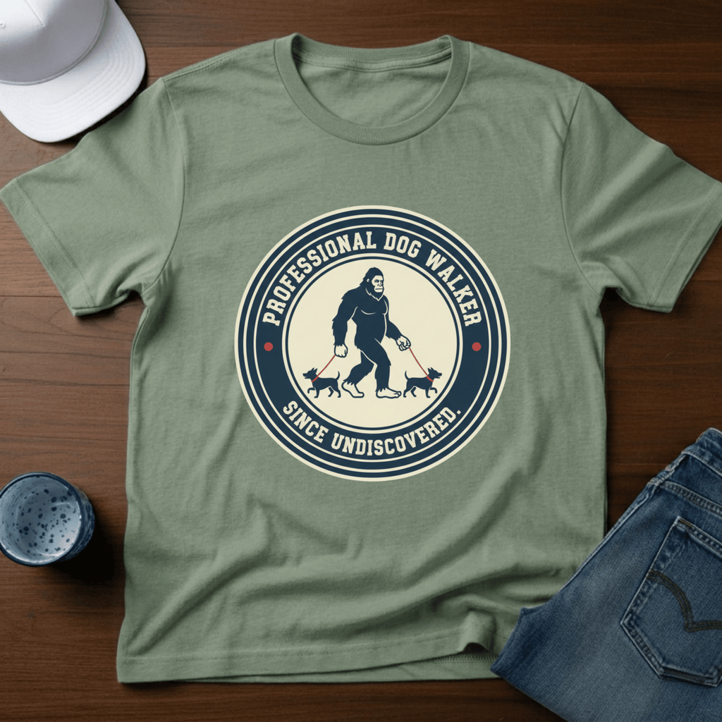 Professional Dog Walker T-Shirt - Deadpan Outdoors Co.