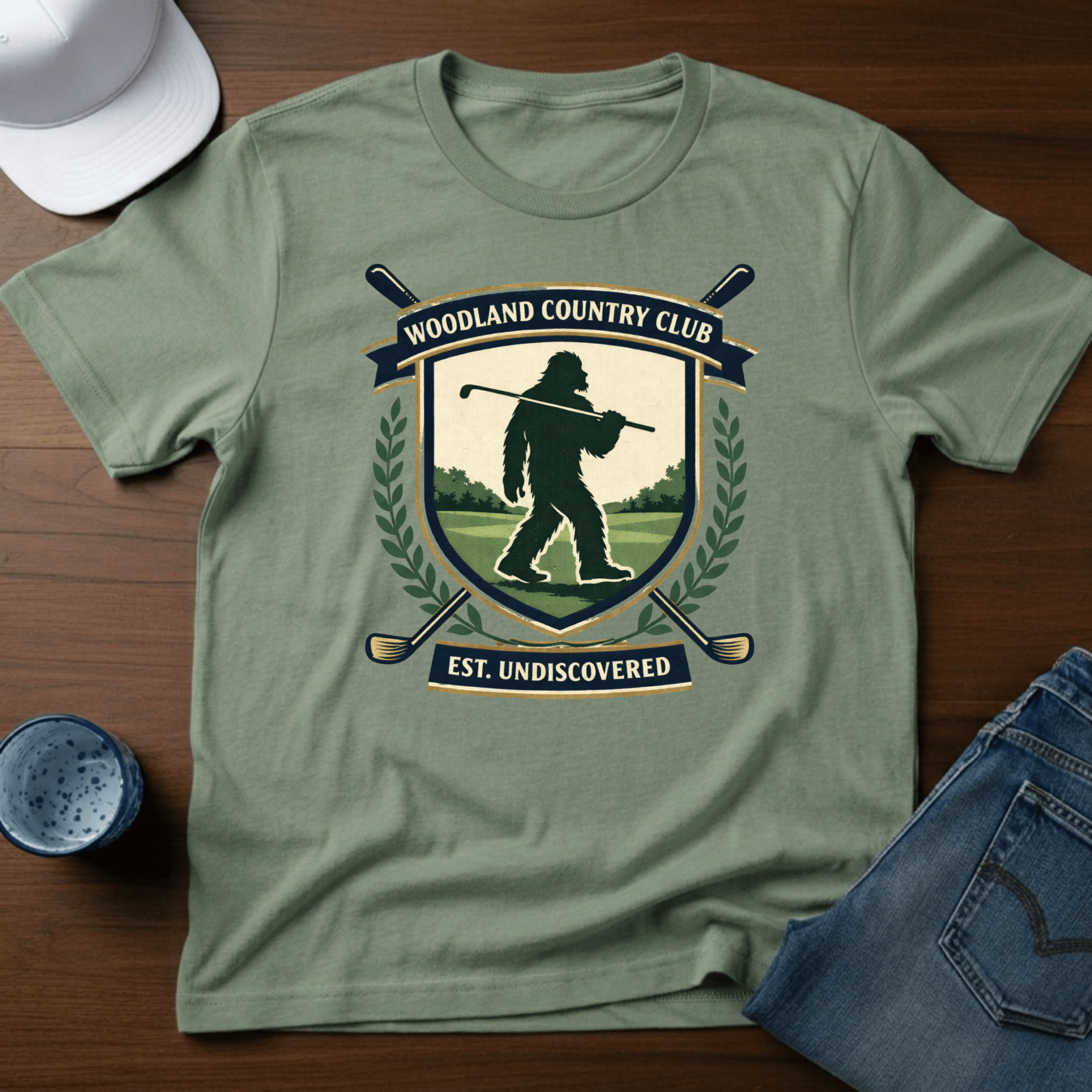 Woodland Country Club T-Shirt - Deadpan Outdoors Co.