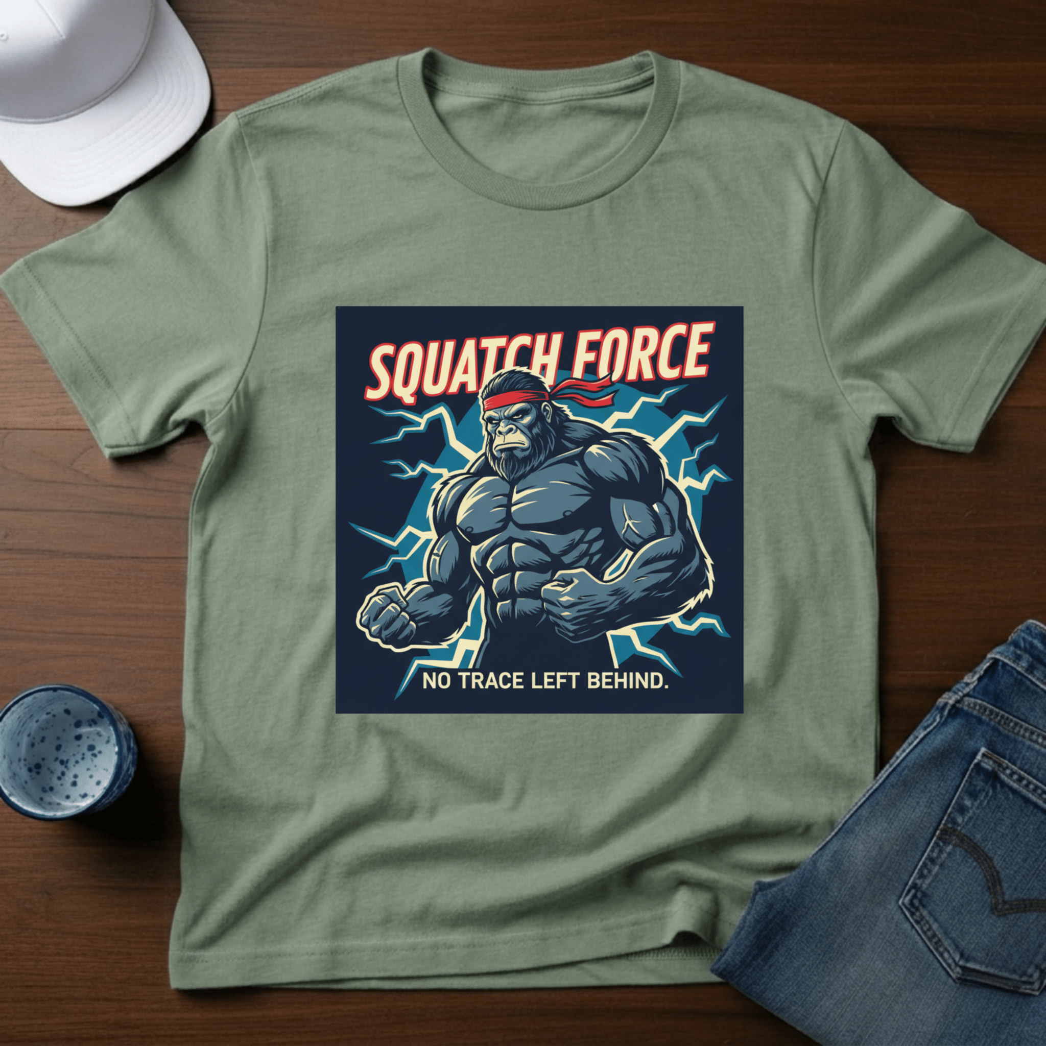 Squatch Force T-Shirt - Deadpan Outdoors Co.