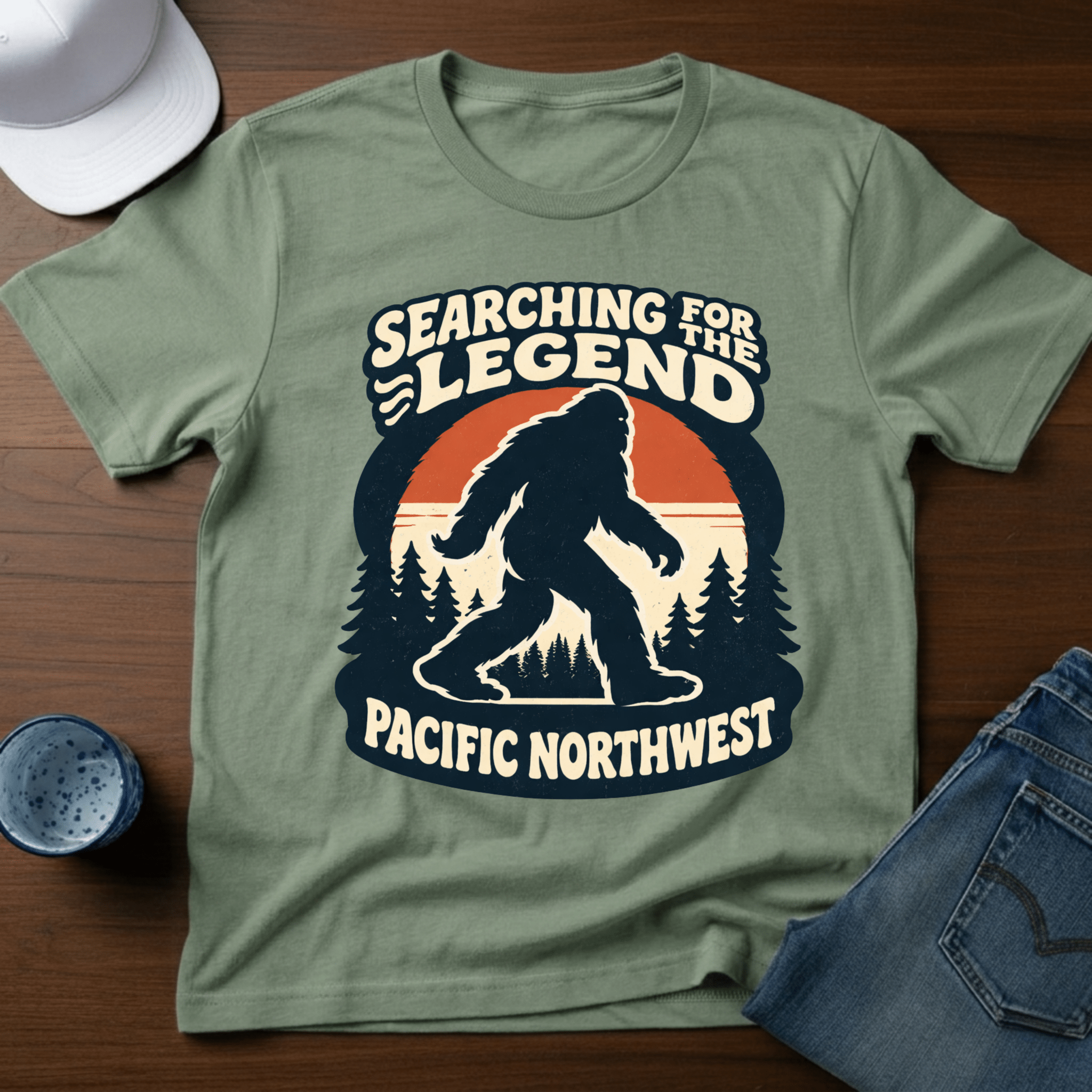 Searching For The Legend PNW T-Shirt - Deadpan Outdoors Co.