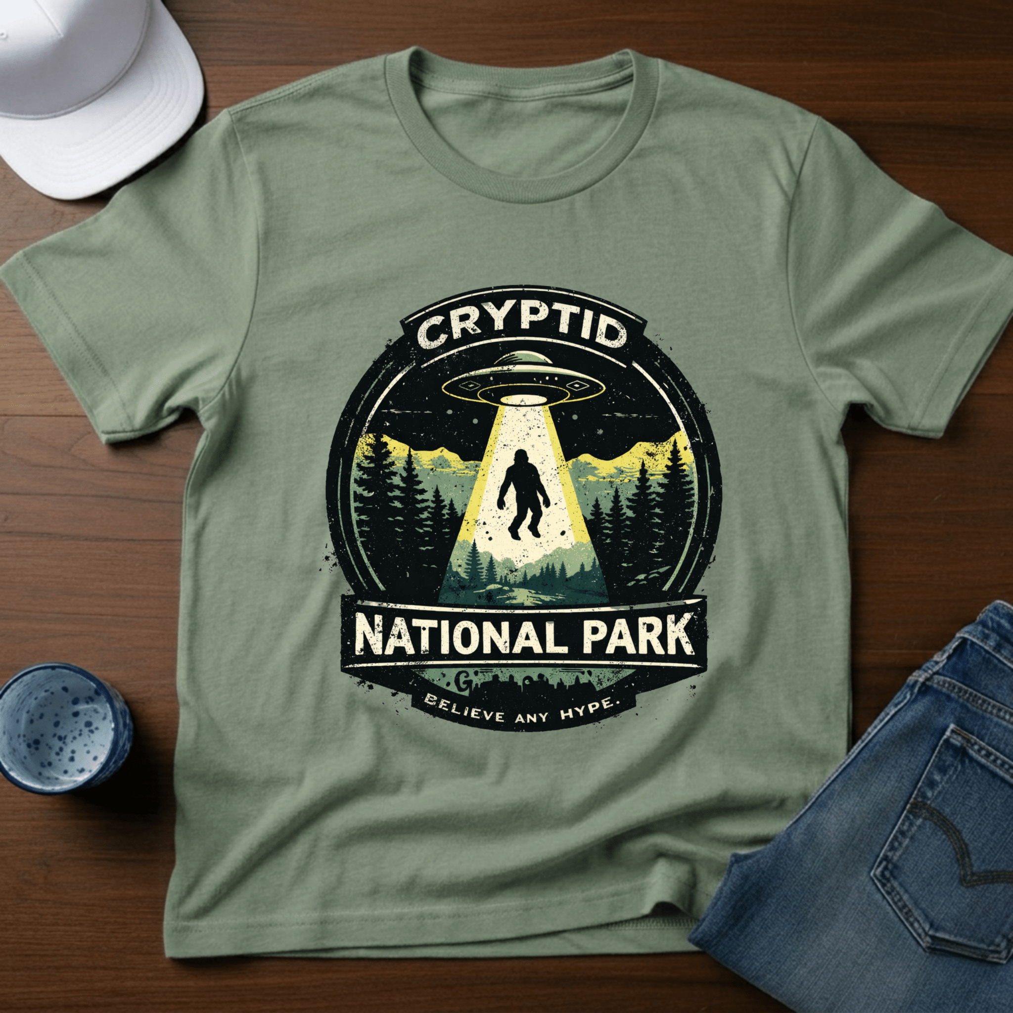 Cryptid National Park T-Shirt - Deadpan Outdoors Co.
