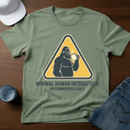 Minimal Human Interaction Recommended Daily T-Shirt - Deadpan Outdoors Co.