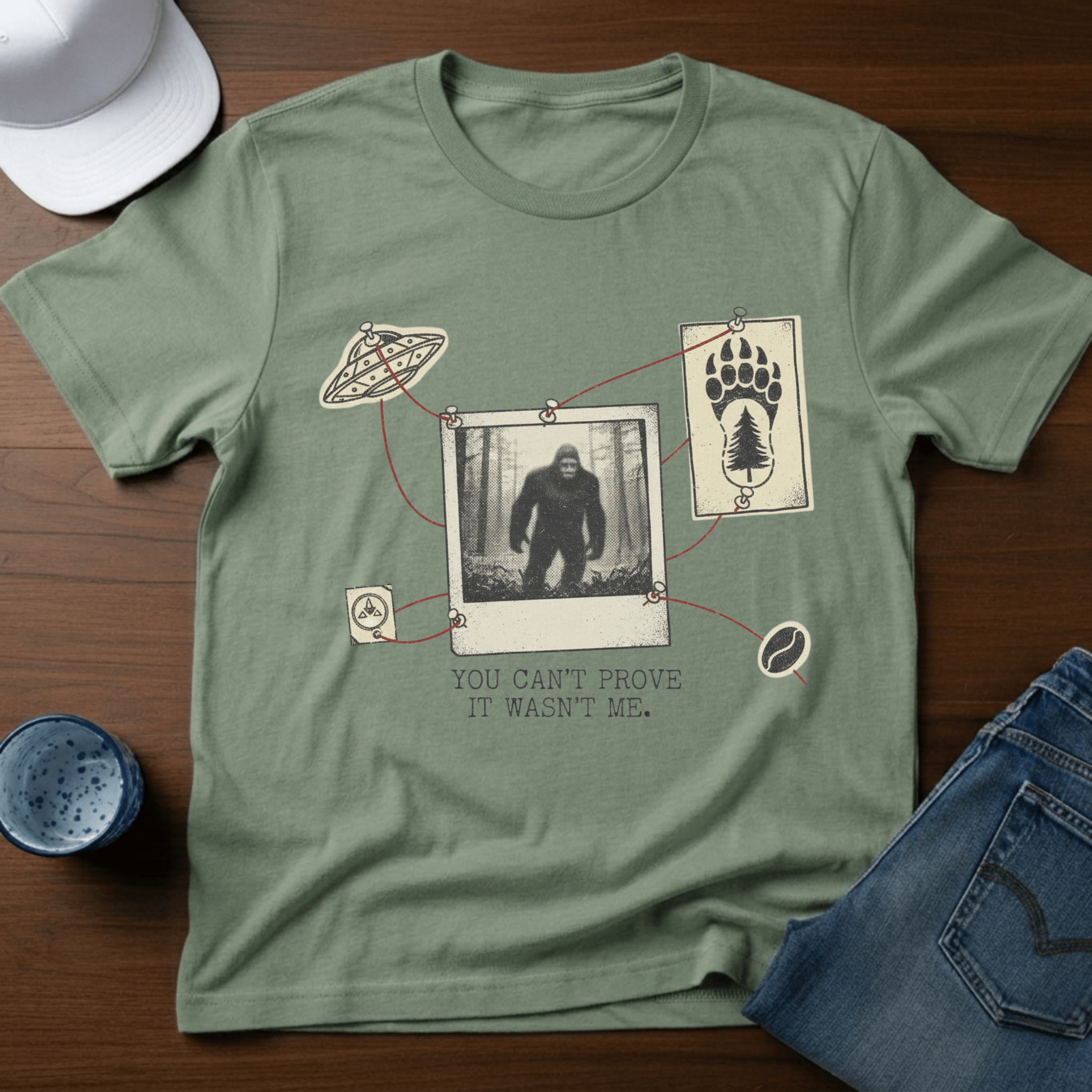 You Can't Prove It Wasn't Me T-Shirt - Deadpan Outdoors Co.