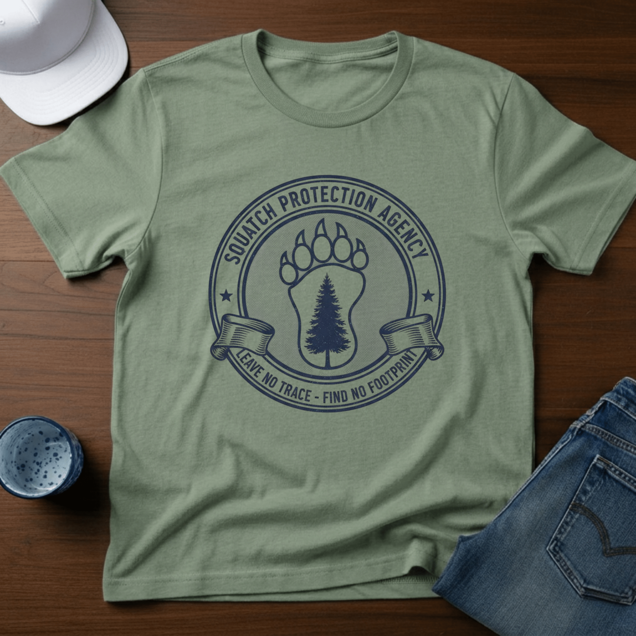 Squatch Protection Agency T-Shirt - Deadpan Outdoors Co.