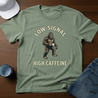Low Signal High Caffeine T-Shirt - Deadpan Outdoors Co.