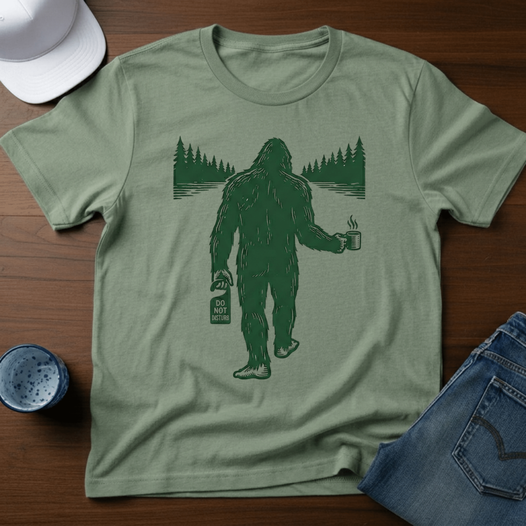 Do Not Disturb Bigfoot T-Shirt - Deadpan Outdoors Co.