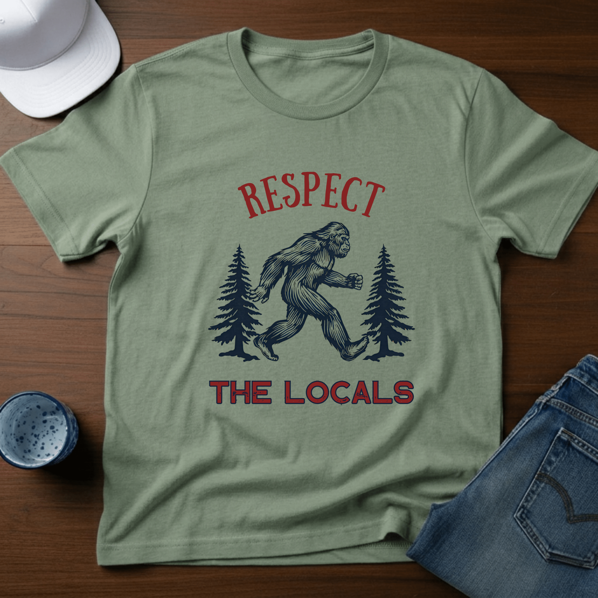 Respect The Locals T-Shirt - Deadpan Outdoors Co.