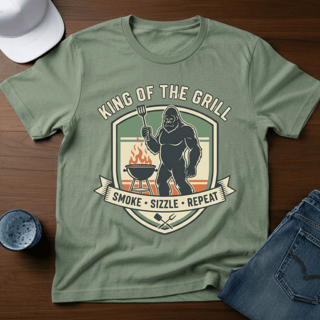 King Of the Grill T-Shirt - Deadpan Outdoors Co.