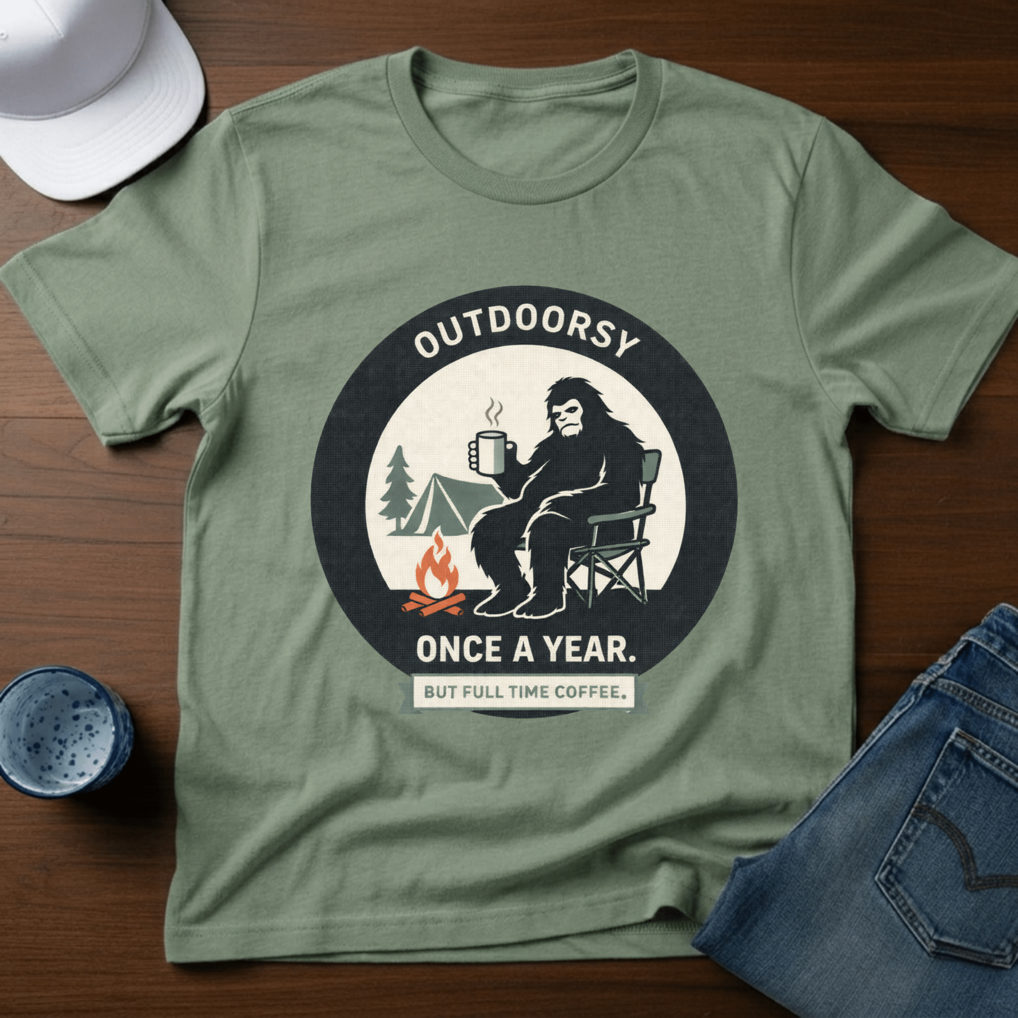 Outdoorsy Once A Year T-Shirt - Deadpan Outdoors Co.