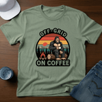 Off - Grid On Coffee T-Shirt - Deadpan Outdoors Co.