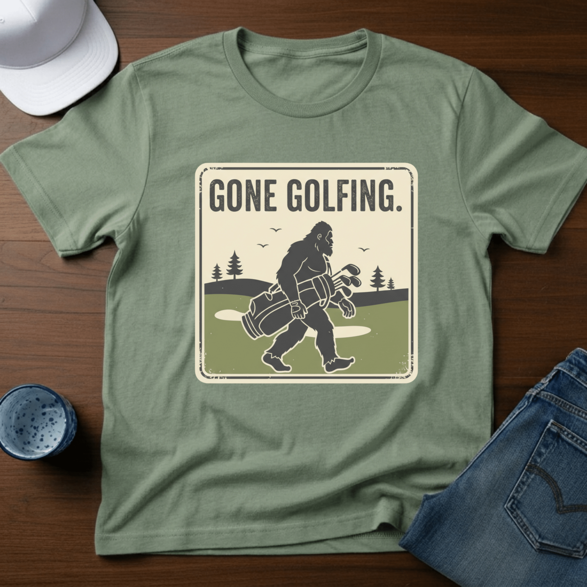 Gone Golfing T-Shirt - Deadpan Outdoors Co.