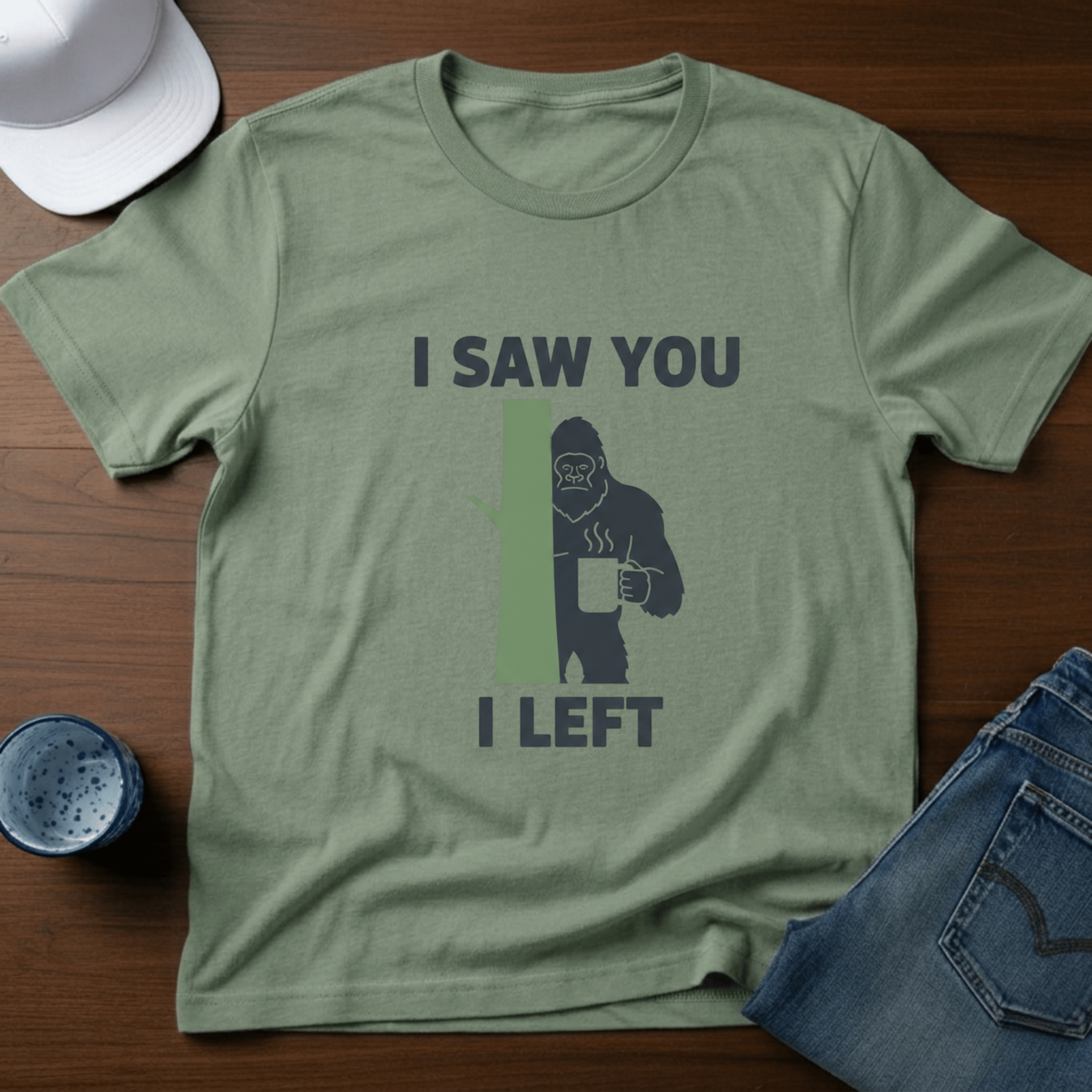 I Saw You I Left T-Shirt - Deadpan Outdoors Co.