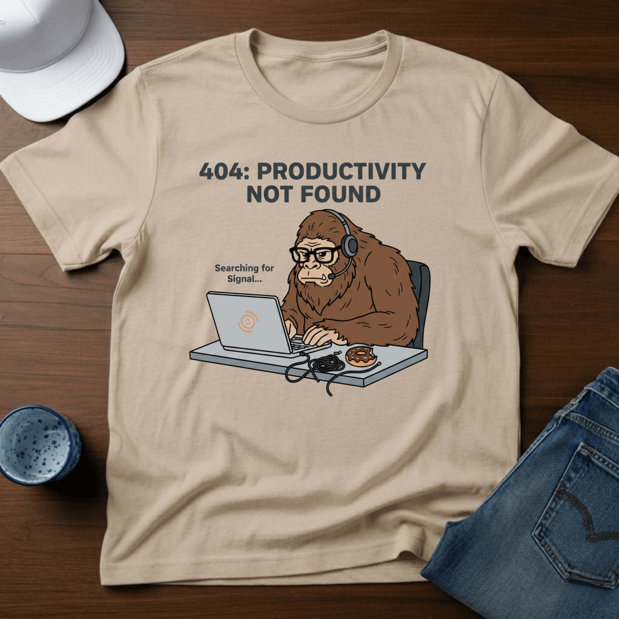 404 Productivity Not Found T-Shirt - Deadpan Outdoors Co.