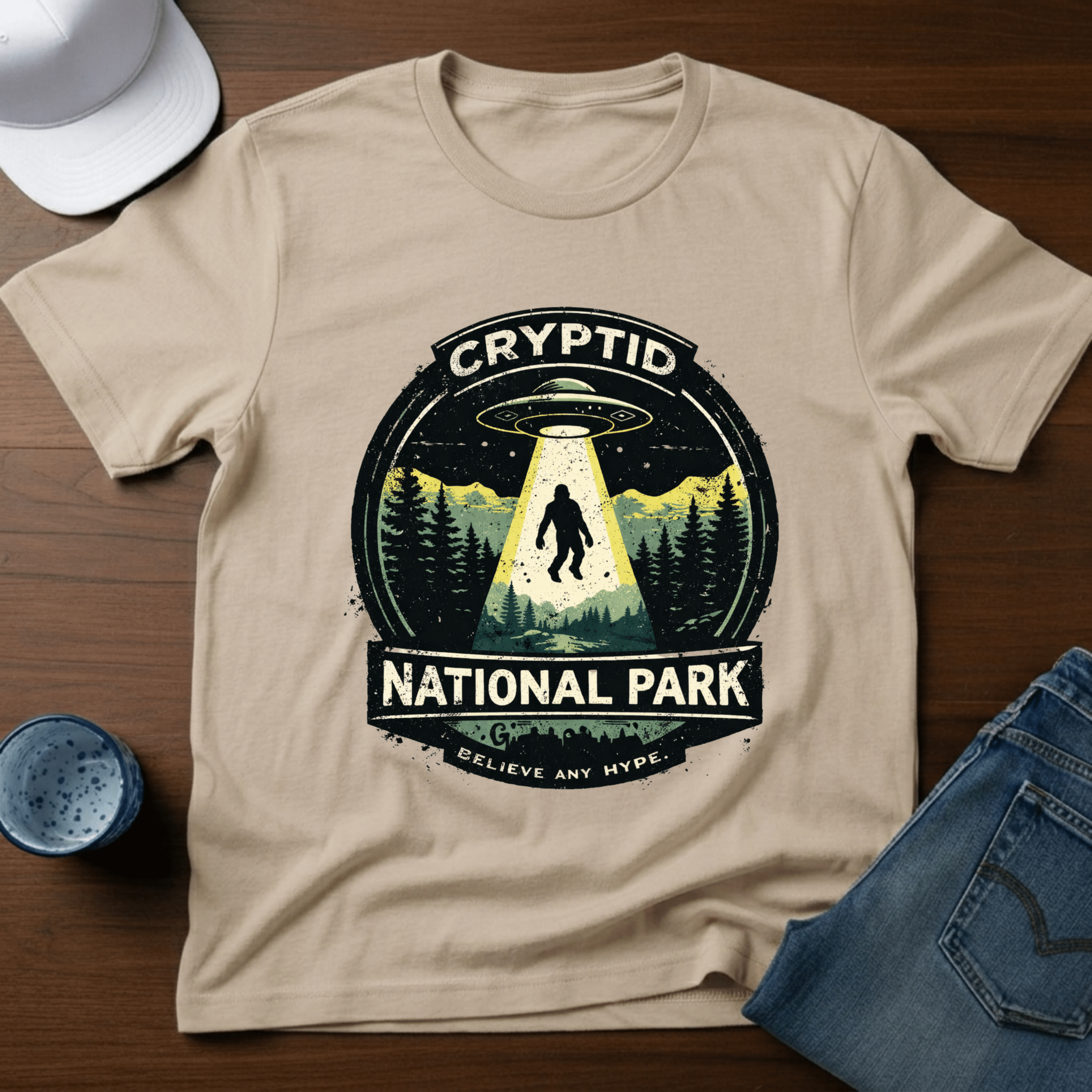 Cryptid National Park T-Shirt - Deadpan Outdoors Co.