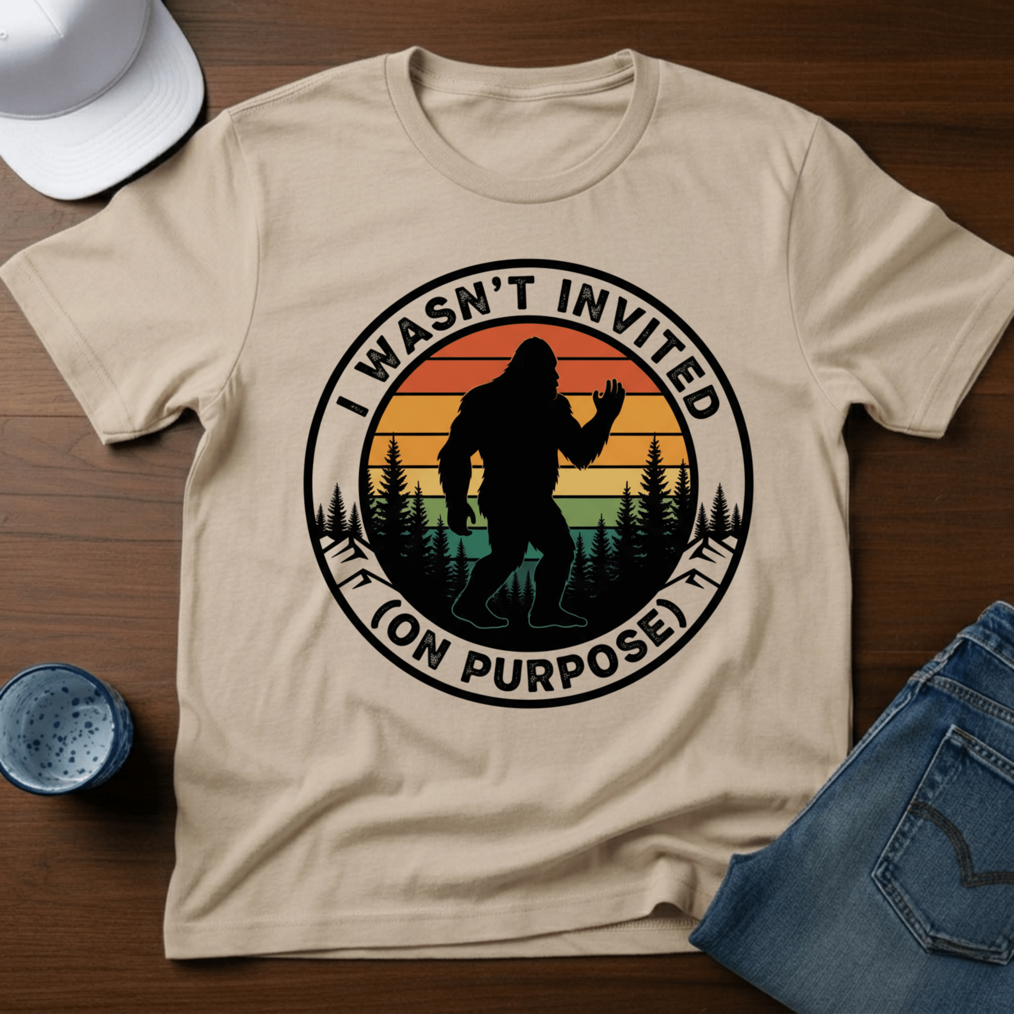 I Wasn't Invited (On Purpose) T-Shirt - Deadpan Outdoors Co.