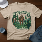 Blurry Bigfoot? Try Less Caffeine T-Shirt - Deadpan Outdoors Co.