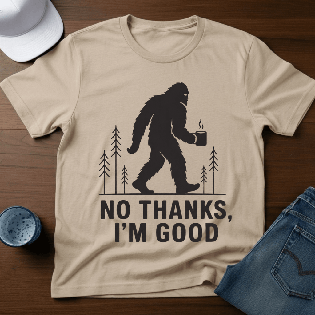 No Thanks, I'm Good T-Shirt - Deadpan Outdoors Co.