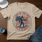 Land Of The Free Home Of The Squatch T-Shirt - Deadpan Outdoors Co.