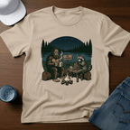 No Comment - Bigfoot With OCD Racoon T-Shirt - Deadpan Outdoors Co.