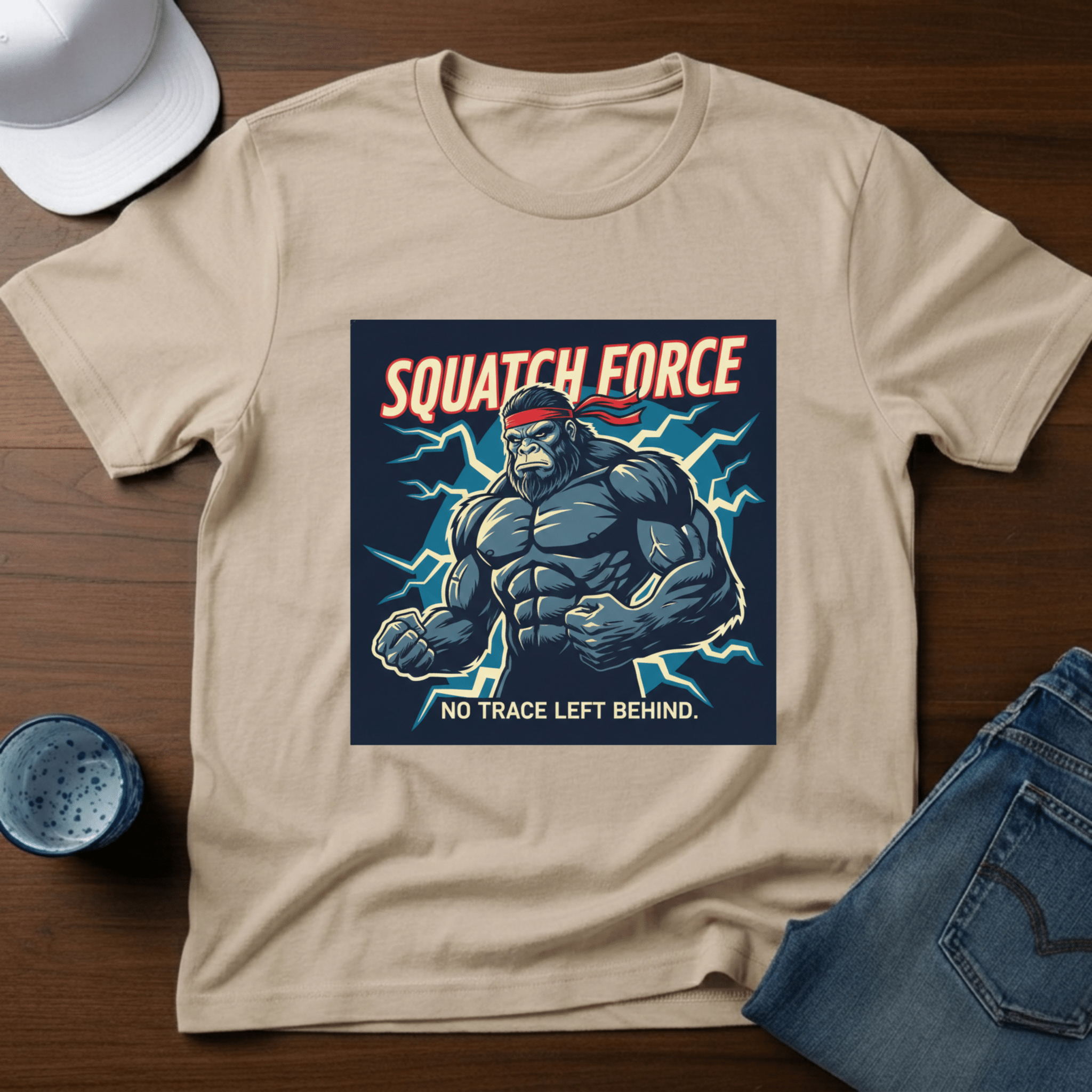 Squatch Force T-Shirt - Deadpan Outdoors Co.