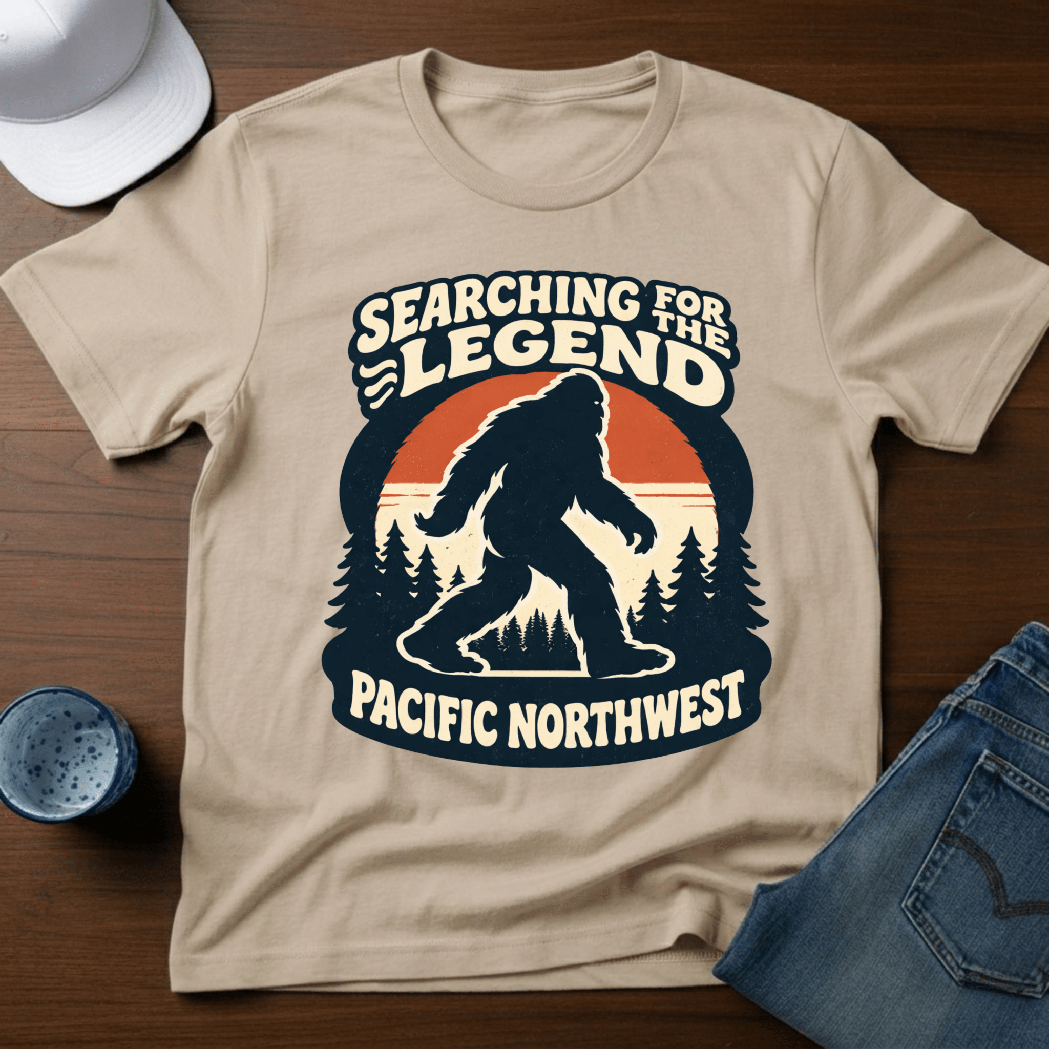 Searching For The Legend PNW T-Shirt - Deadpan Outdoors Co.