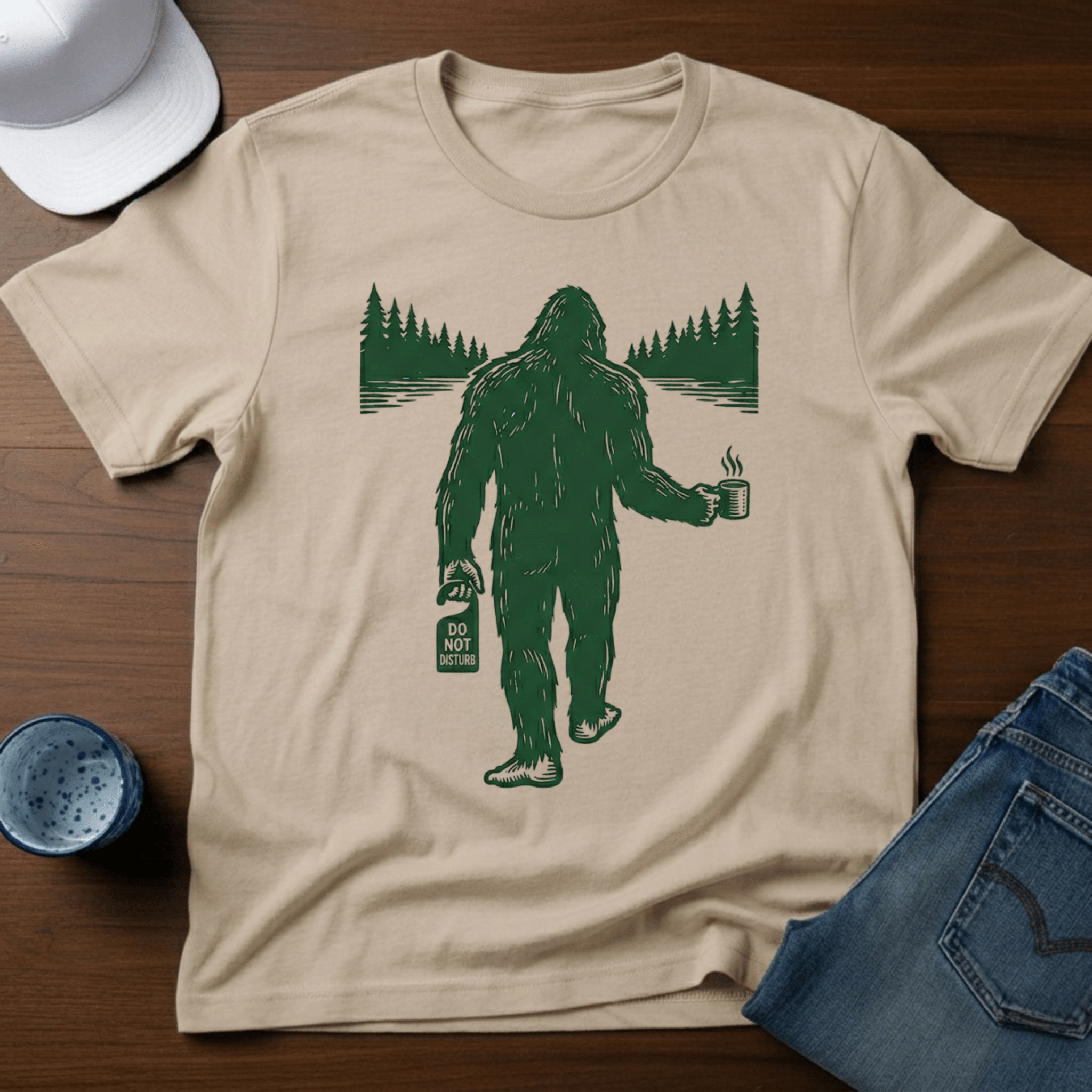 Do Not Disturb Bigfoot T-Shirt - Deadpan Outdoors Co.