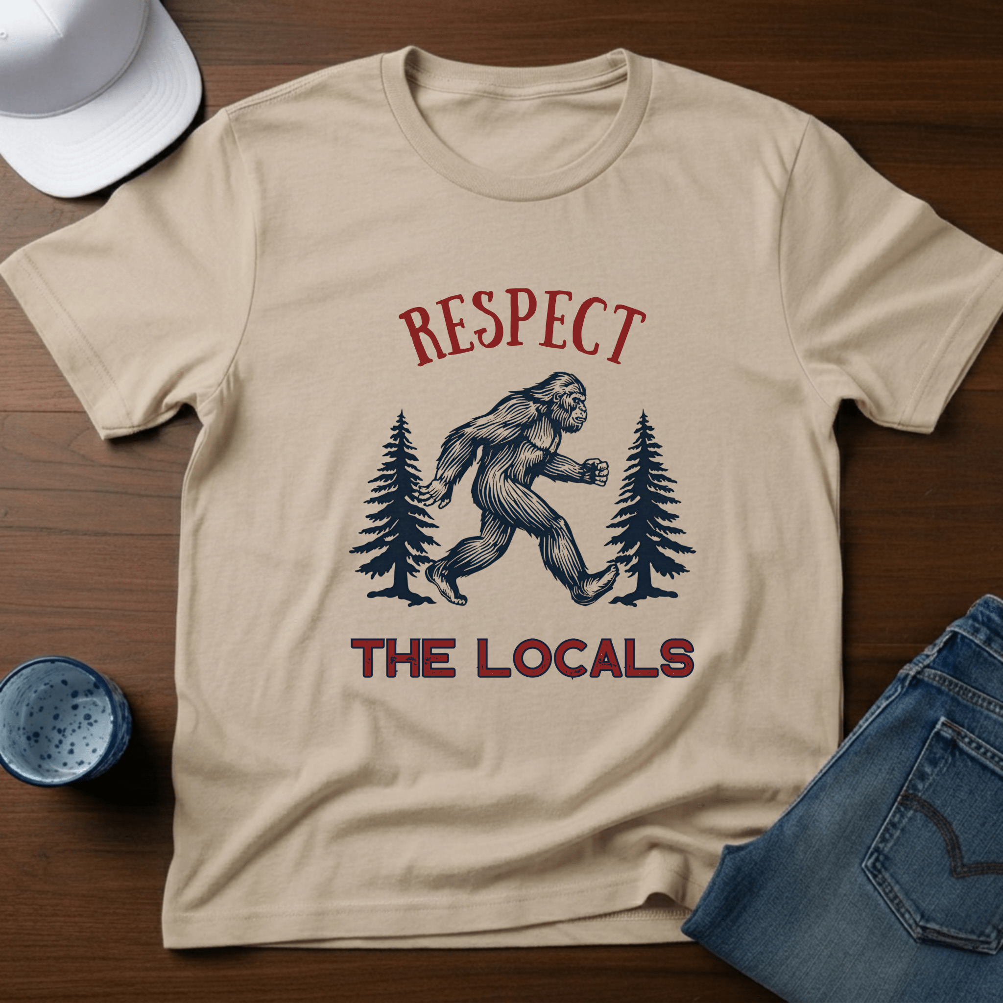 Respect The Locals T-Shirt - Deadpan Outdoors Co.